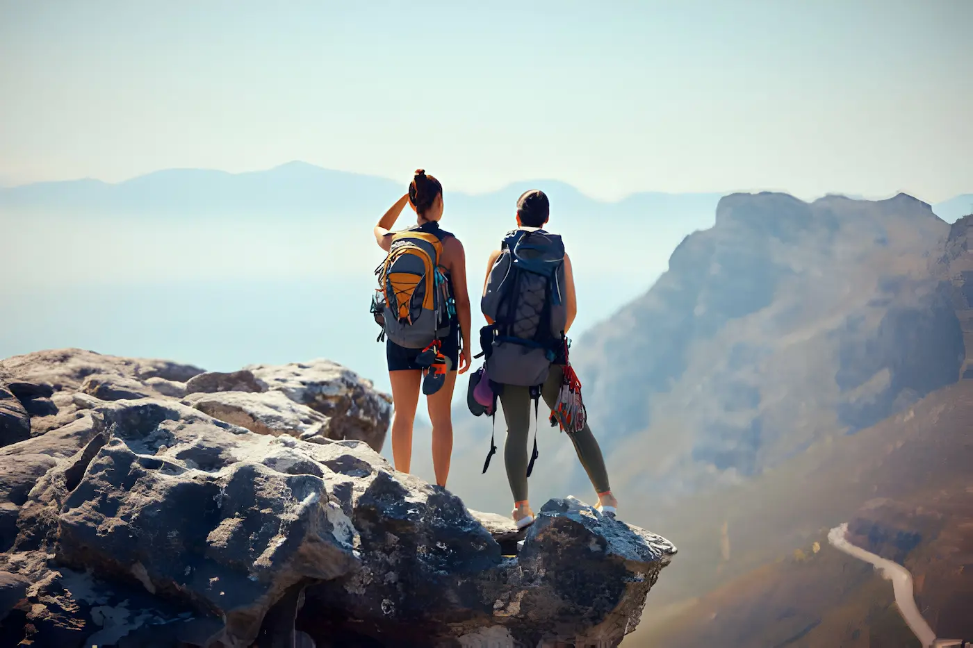 take proper high altitude hiking training and enjoy mountain view